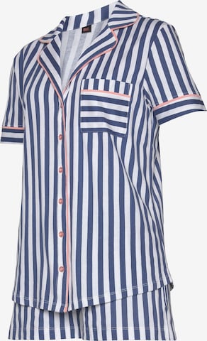 H.I.S Korte pyjama in Blauw