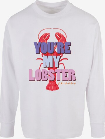 ABSOLUTE CULT Shirt 'Friends - My Lobster' in Wit: voorkant