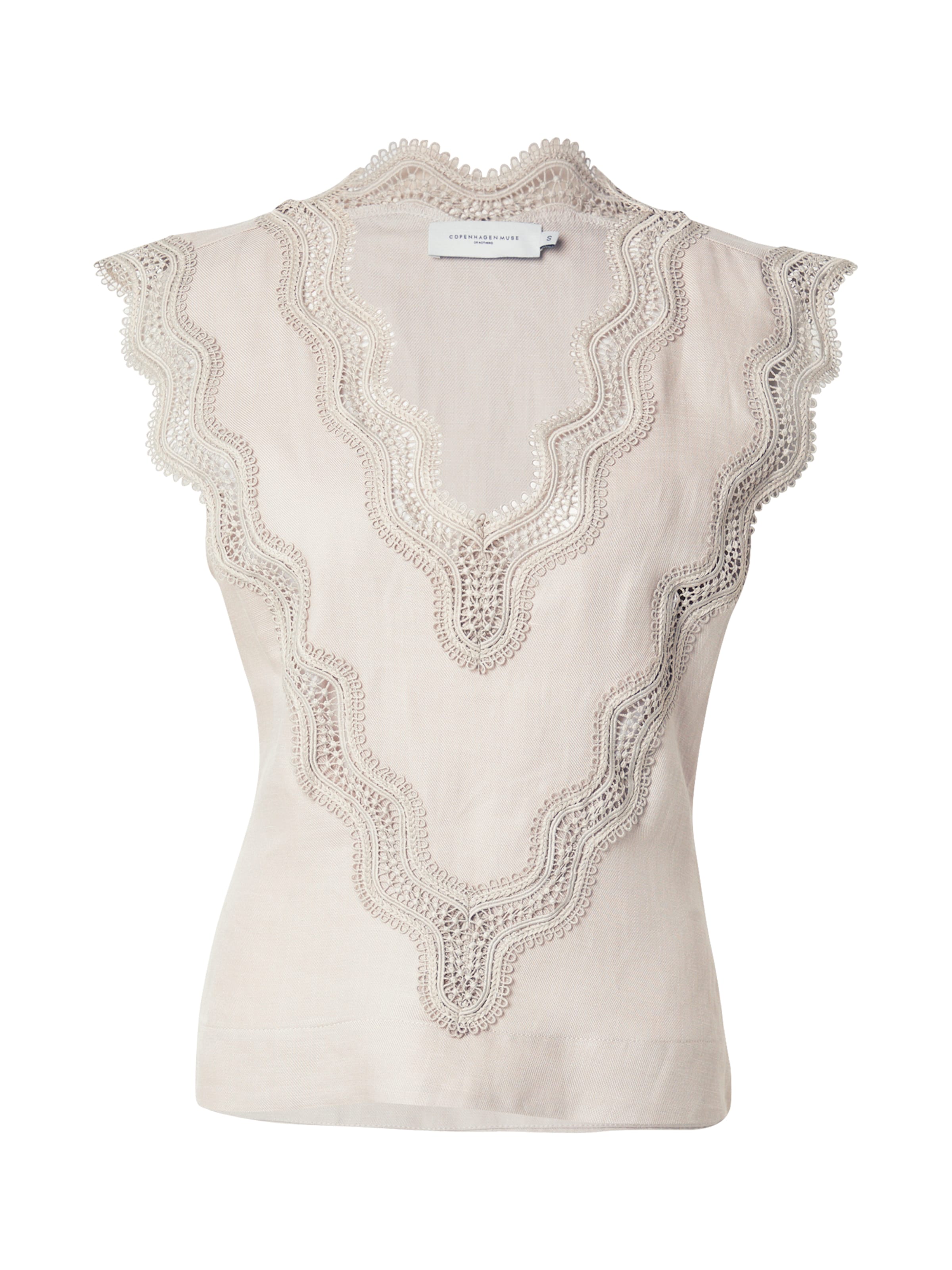 Top &#x27;NATULI&#x27; di Cph Muse in beige: frontale