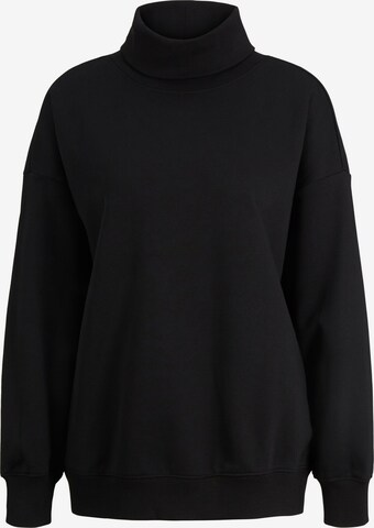 Sweat-shirt TOM TAILOR DENIM en noir : devant