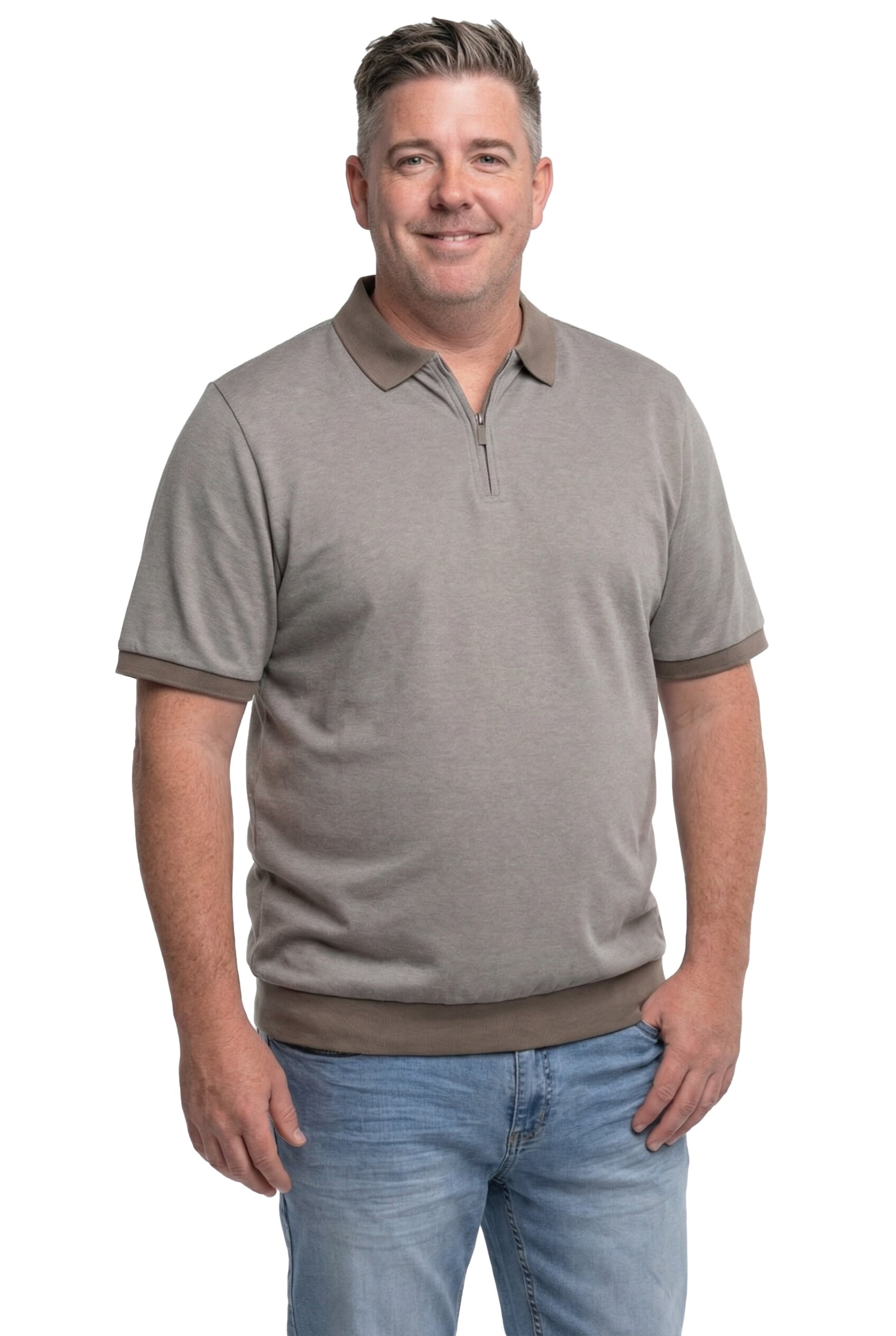 Men Plus Shirt in Bruin