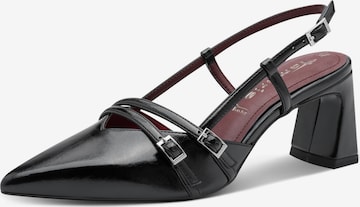 Décolleté sling di Tamaris in nero: frontale