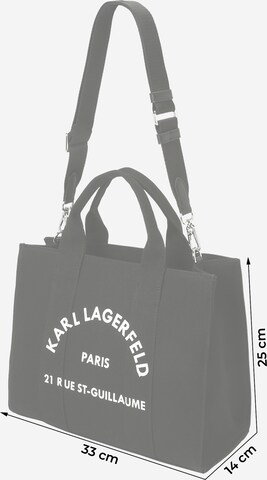 Karl Lagerfeld Torba shopper w kolorze czarny