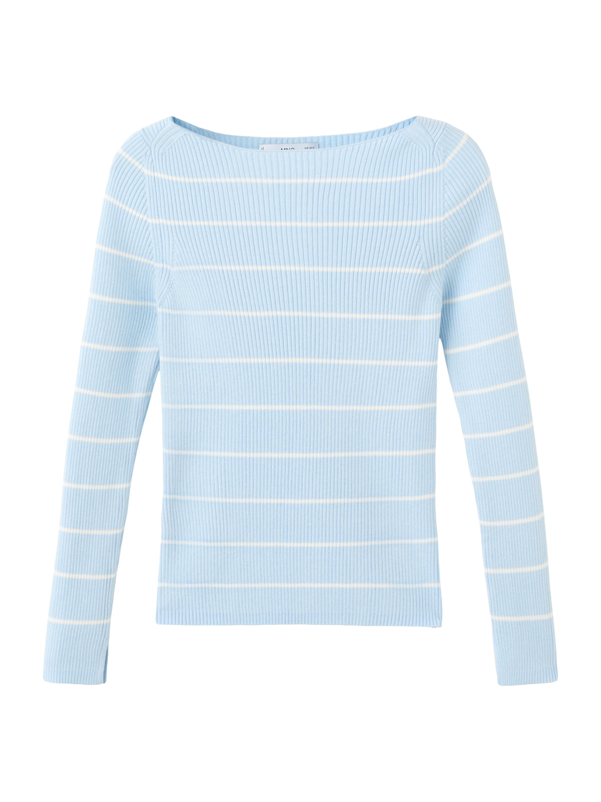 MANGO Sveter 'MAGALUF' - Modrá: predná strana