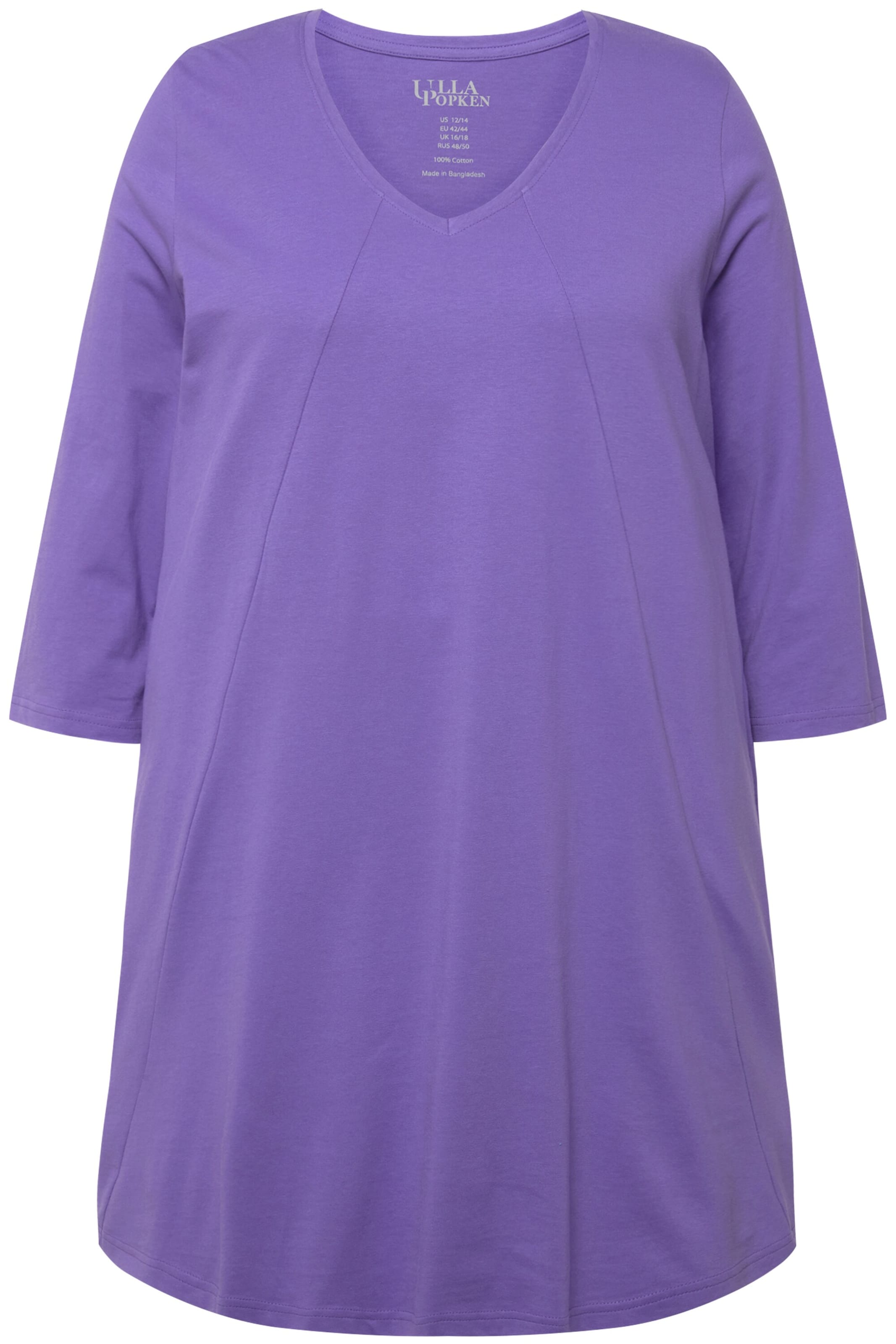 Ulla Popken Shirt in Lila: Vorderseite