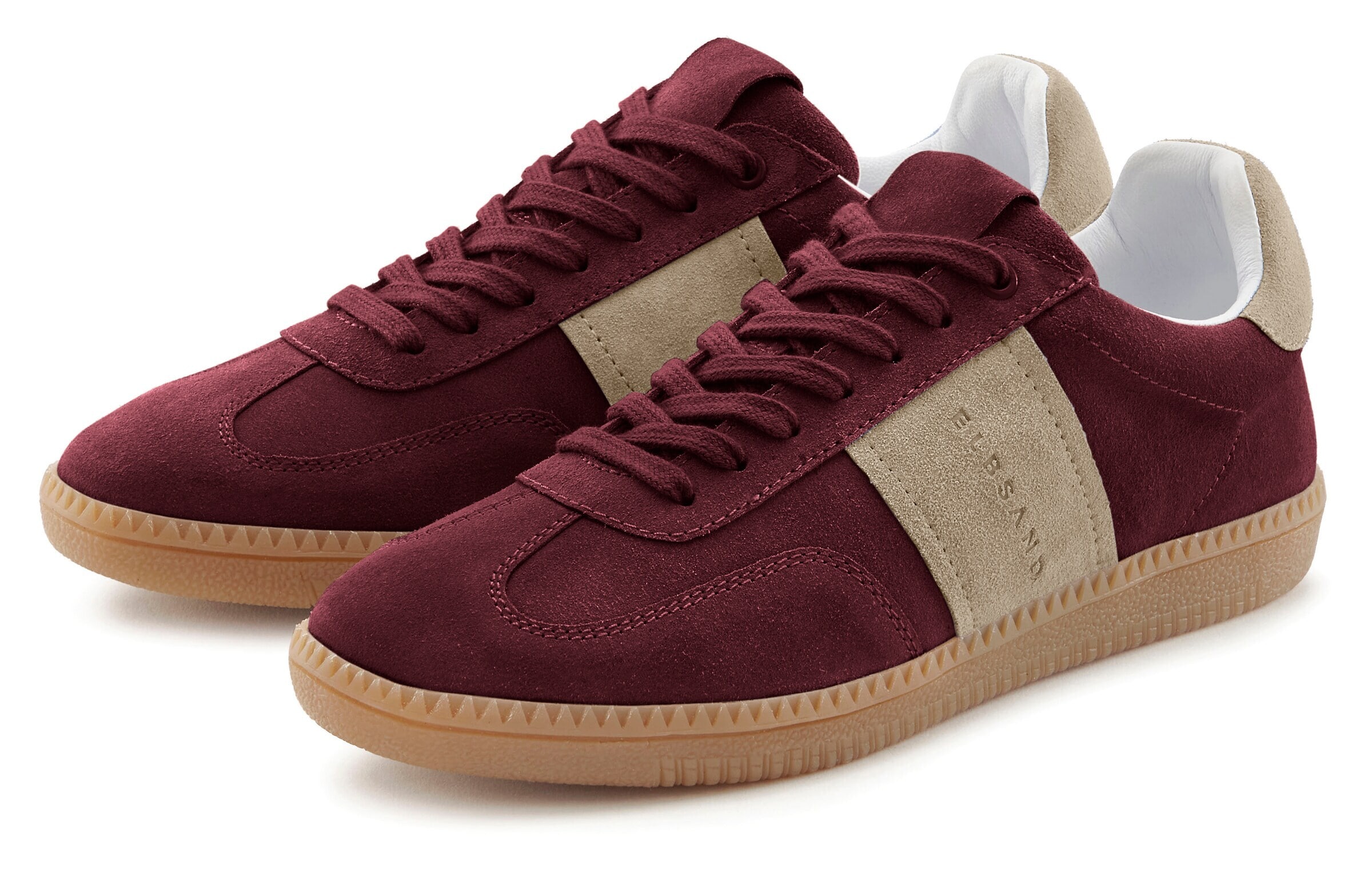 Elbsand Sneaker in Rot: Vorderseite
