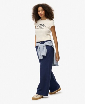 Wide Leg Jean Superdry en bleu
