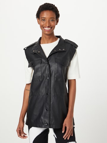 SISTERS POINT Vest 'DEMA' in Black: front