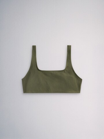 Bustier Hauts de bikini The Set en marron