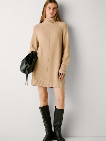 Pepe Jeans Gebreide jurk 'Carola' in Beige
