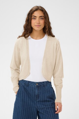 CULTURE Strickjacke in Beige: Vorderseite