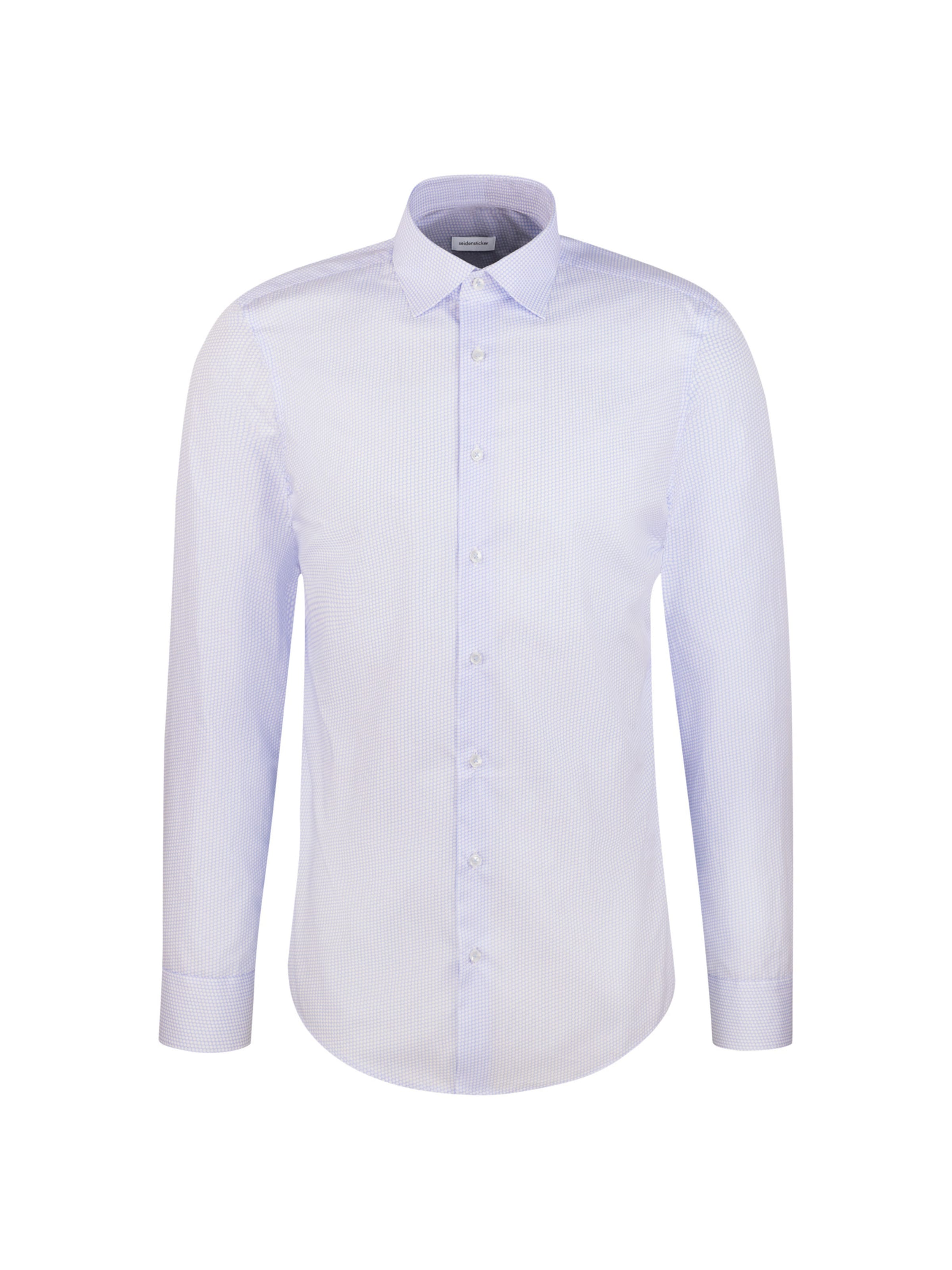 SEIDENSTICKER Chemise business 'Schwarze Rose' en violet clair / blanc, Vue avec produit