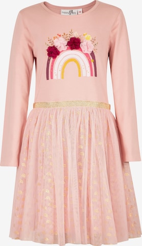 Rochie de la happy girls pe roz: față