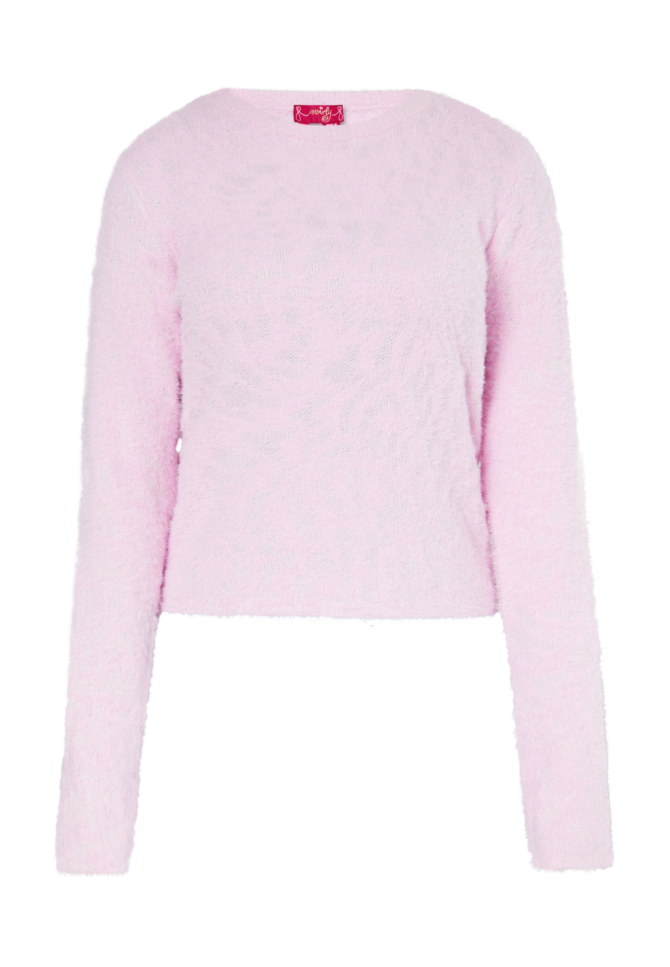 swirly Sweater in Pink: front