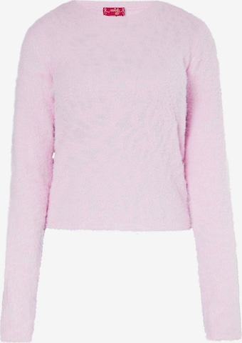 swirly - Jersey en rosa: frente