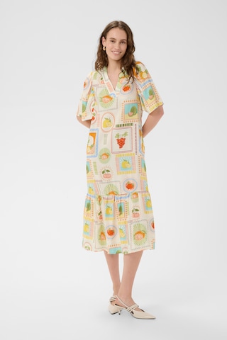 CULTURE - Vestido 'CUOrange' en beige: frente