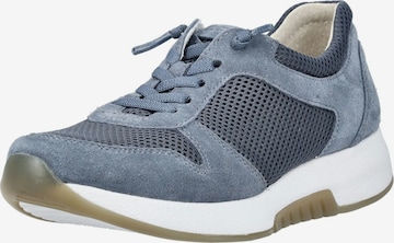 Baskets basses Rollingsoft en bleu : devant
