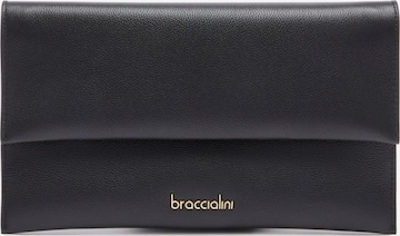 Poche ventrale 'Jinny Leather' Braccialini en noir : devant