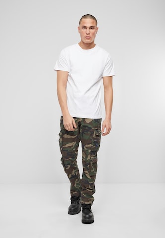 Brandit Slim fit Cargo trousers in Green