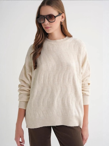 MixRay Pullover in Weiß