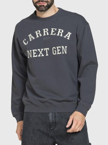 Carrera Jeans Sweatshirt 'Replica Boxy' in Grau: Vorderseite