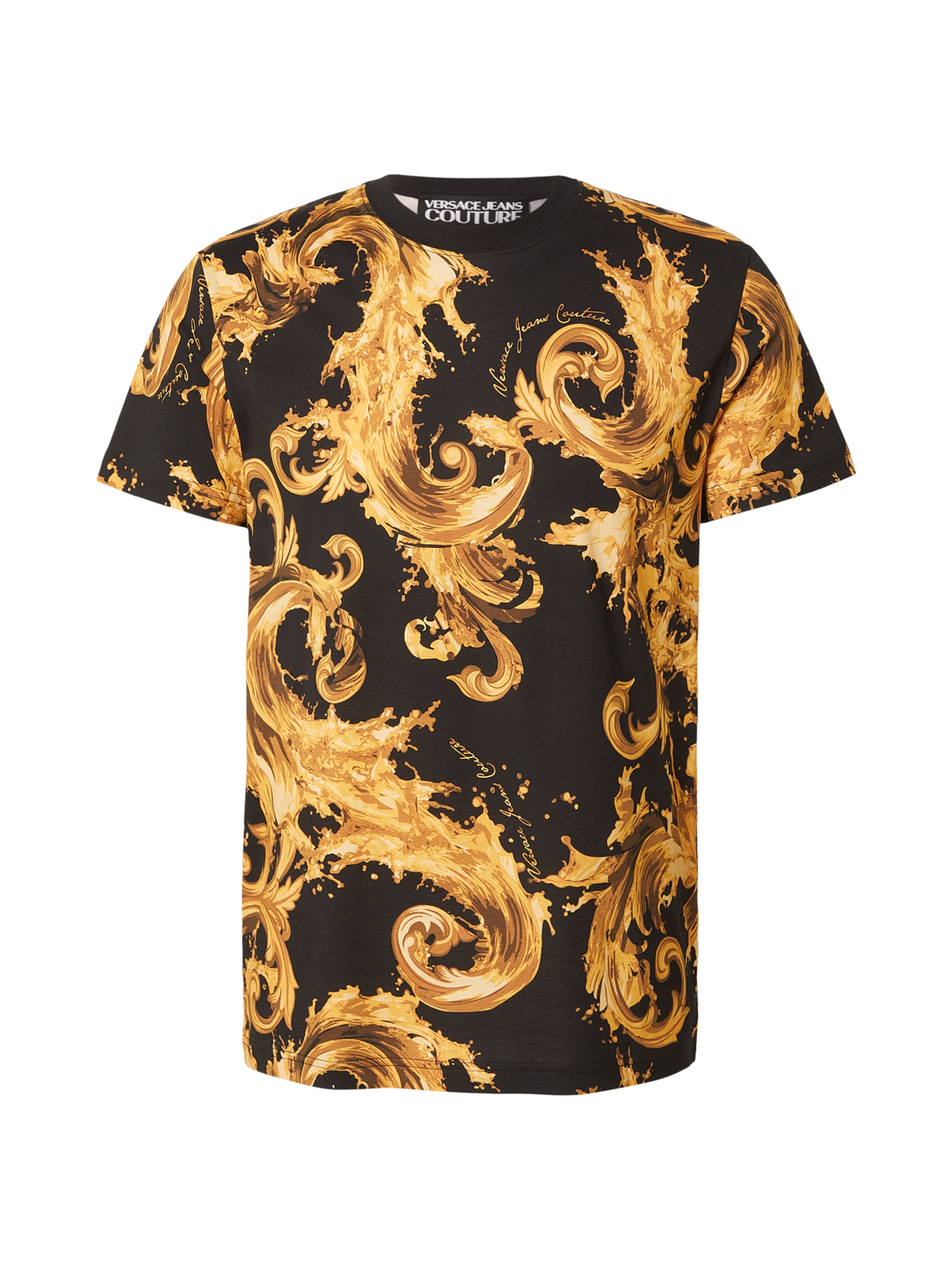 T-Shirt Versace Jeans Couture en noir : devant