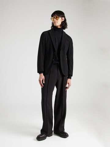 BOSS Regular Fit Sakko 'P-Hanry-Bib' in Schwarz