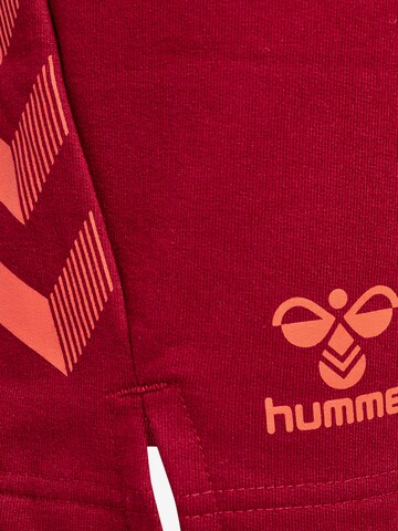 Regular Pantalon de sport Hummel en rouge