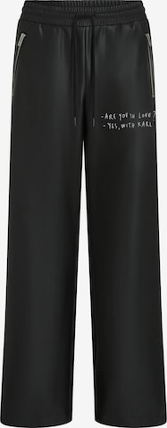 KARL LAGERFELD JEANS Regular Housut 'Pietro Terzini' värissä musta: etupuoli