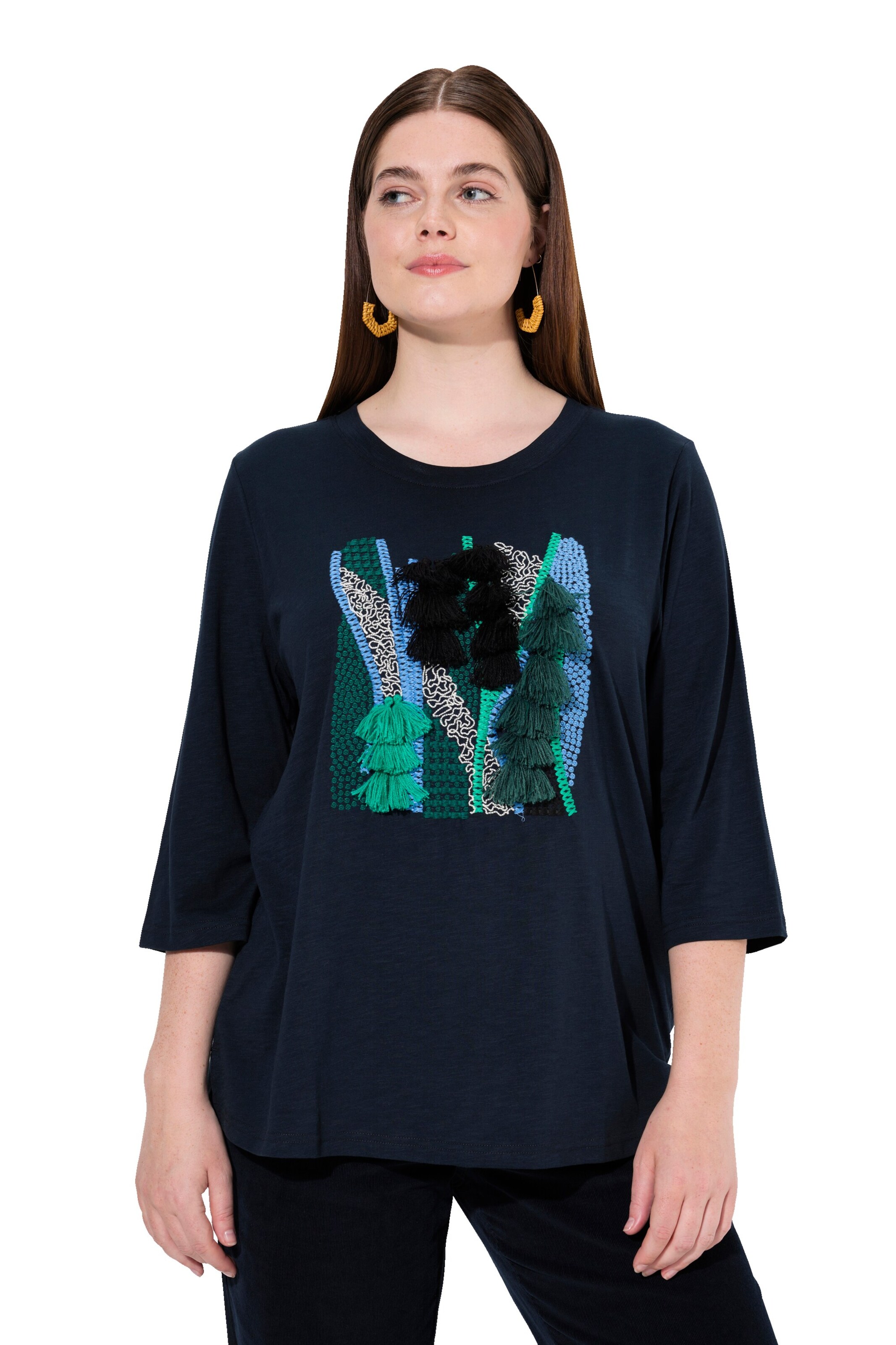 Ulla Popken Shirt in Blue: front