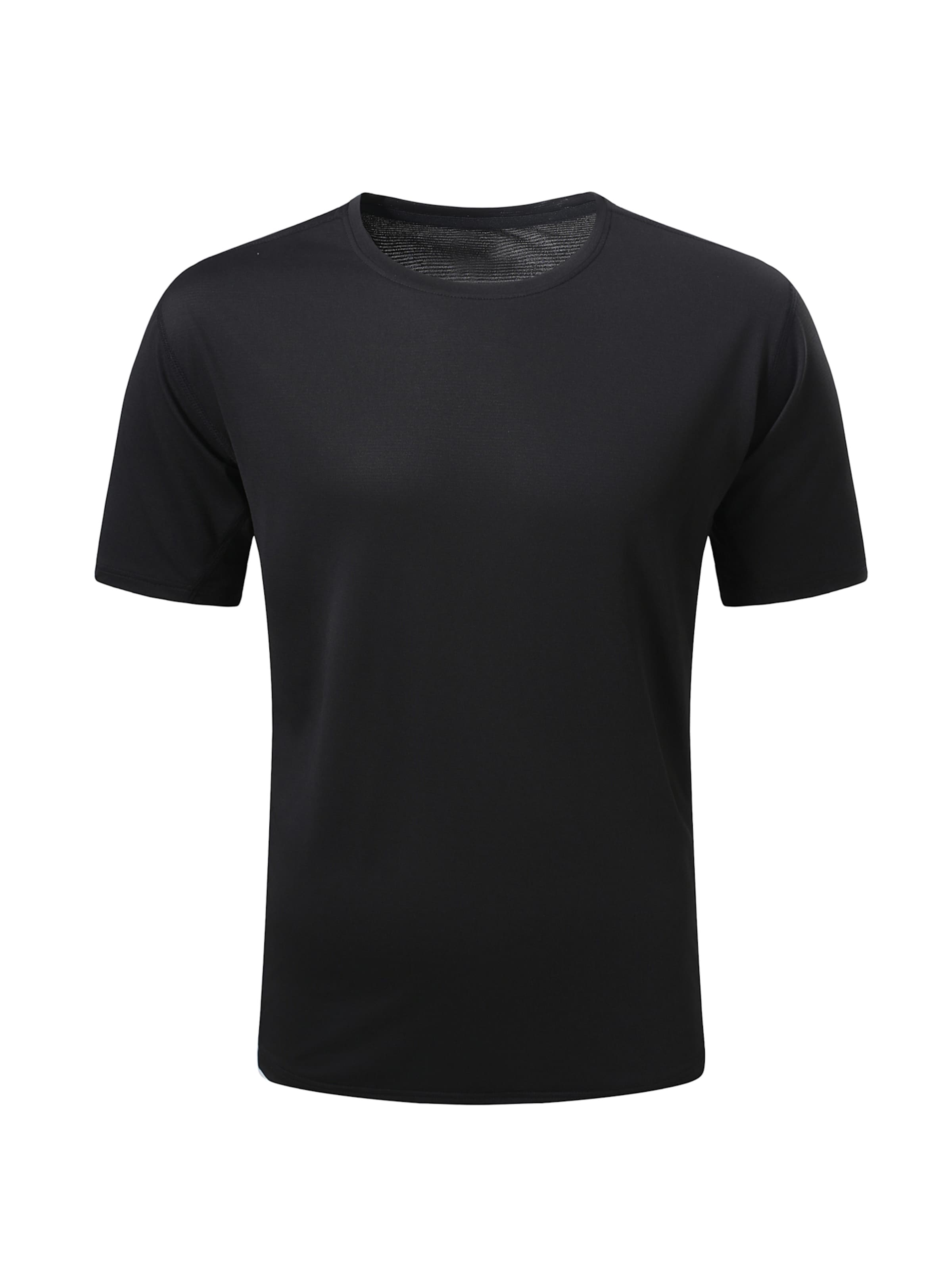 YOUTHUP Funktionsshirt 'Feuchttrans'‌‌‌ in Schwarz: Vorderseite