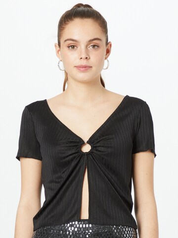melns Cotton On T-Krekls 'SOHO': no priekšpuses