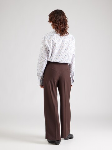 VERO MODA Wide leg Παντελόνι πλισέ 'VMHailey' σε καφέ