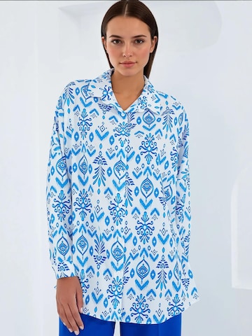 Chemisier Bigdart en bleu : devant