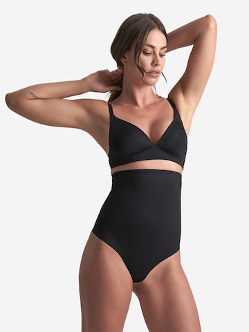 Slip scultant Bye Bra en noir : devant