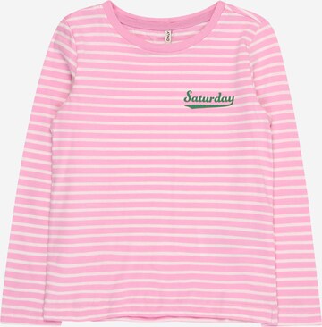 KIDS ONLY Shirt 'Weekday' in Pink: predná strana