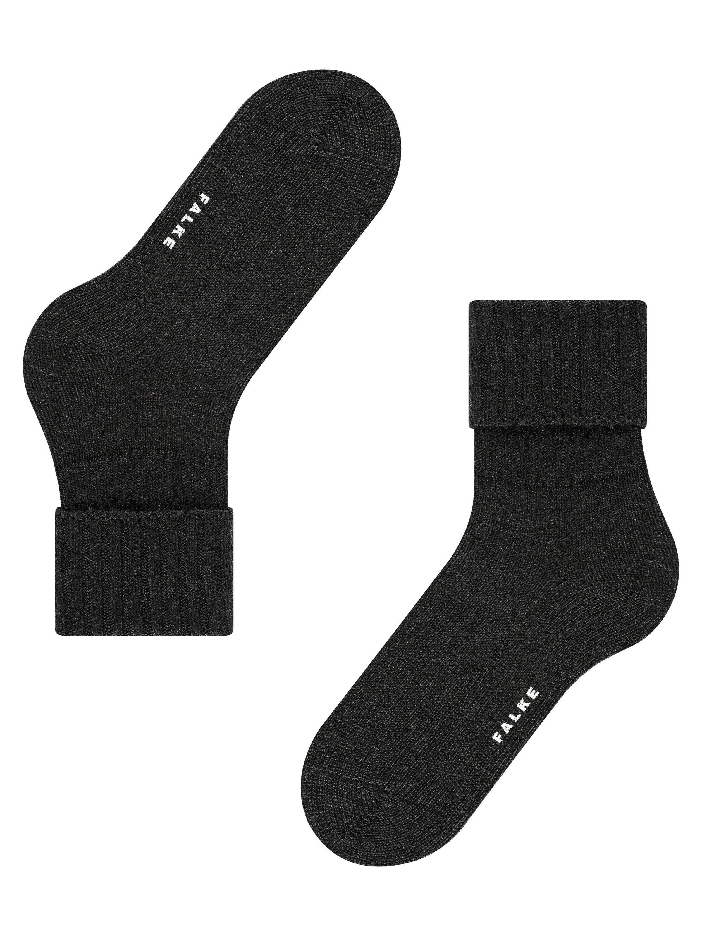 FALKE Socken 'Striggings Rib'‌‌ in Schwarz