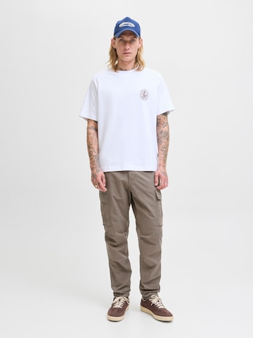 Tapered Pantaloni cargo 'JPSTAce JJTucker' di JACK & JONES in grigio