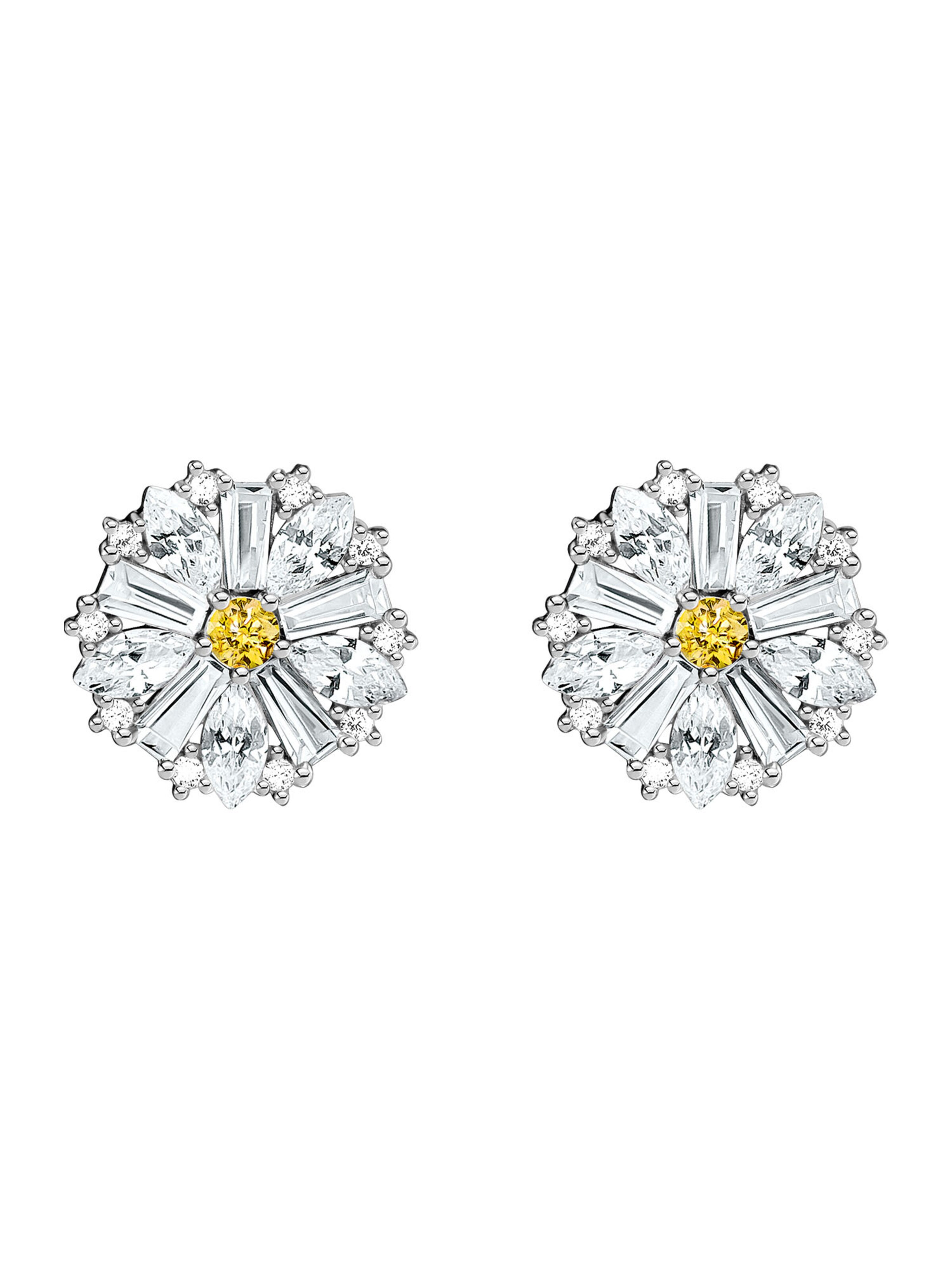 Thomas Sabo Ohrringe 'Lovely Daisy' in Silber: Vorderseite