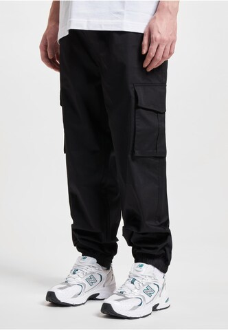 Loosefit Pantaloni cargo 'Jumpa' di DEF in nero: frontale