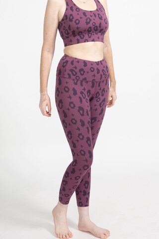 Boochen Skinny Leggings in Purple