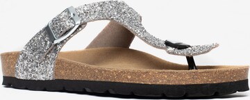 Bayton Teenslipper 'Mercure' in Zilver