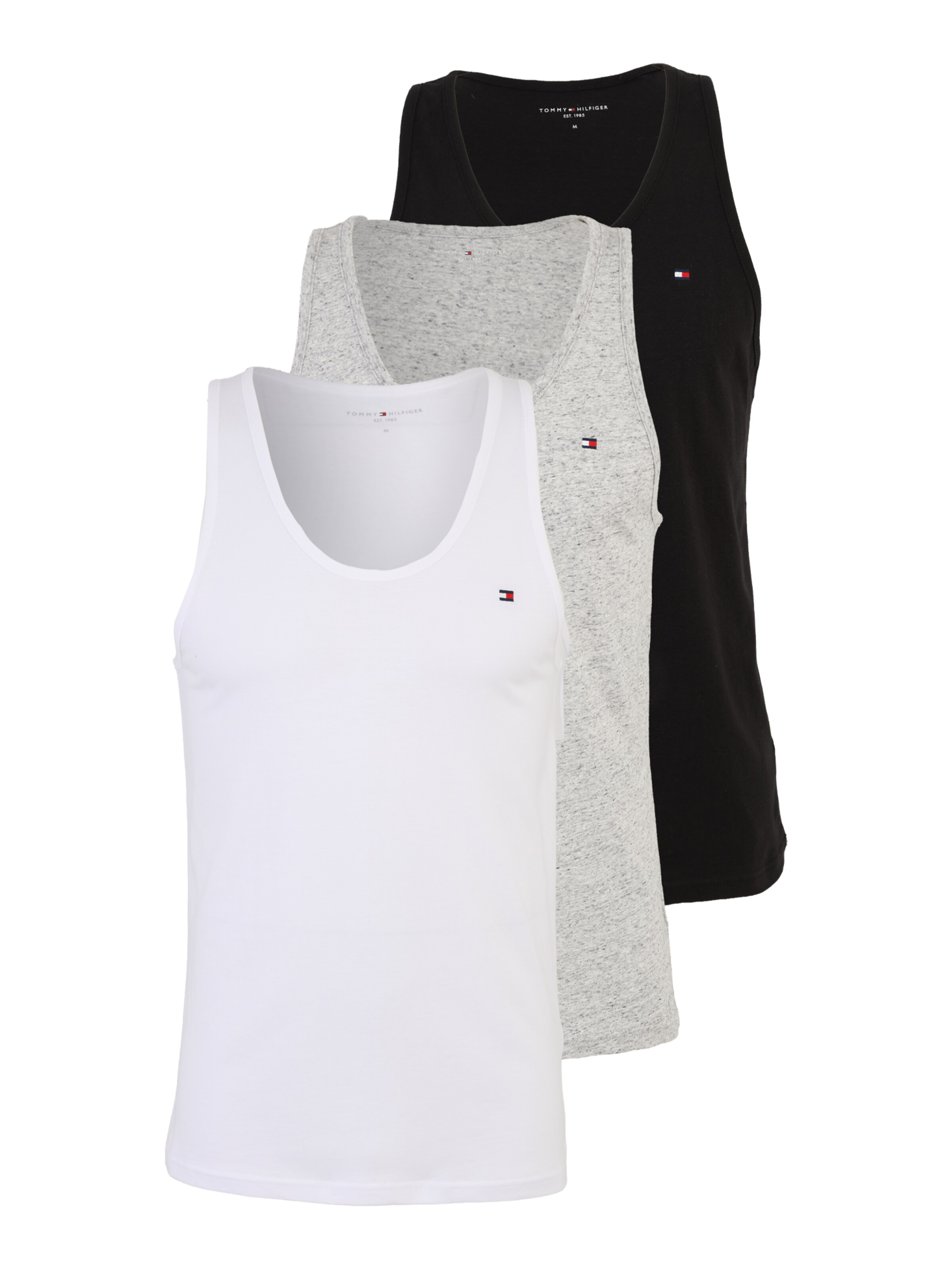 Maiou de la Tommy Hilfiger Underwear pe gri: față