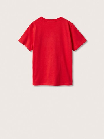 MANGO KIDS Shirt 'Fearless' in Red