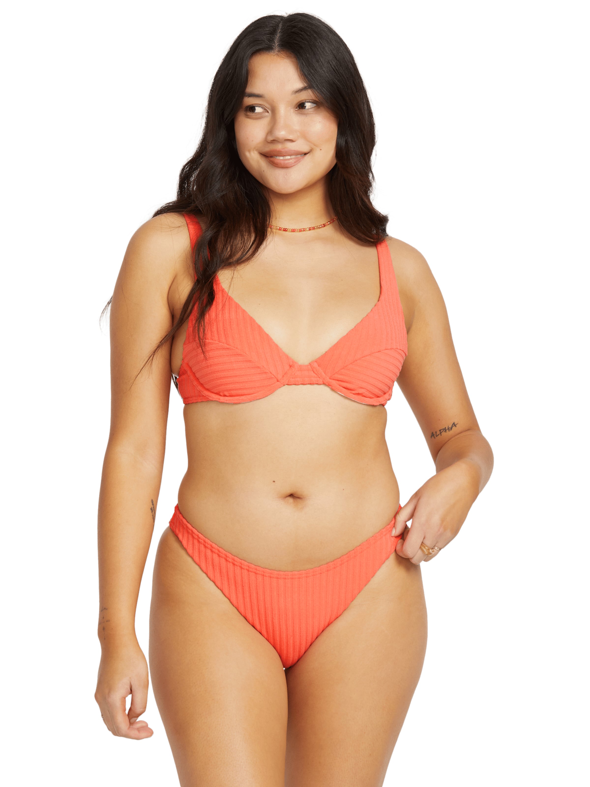 BILLABONG Balconette Bikinitop 'Tan Lines Jaclyn' in Oranje: voorkant