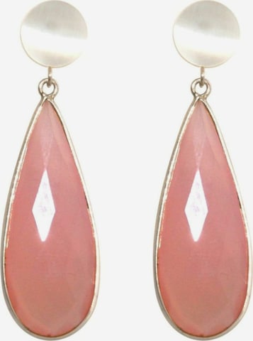 Gemshine Earrings in Silver: front