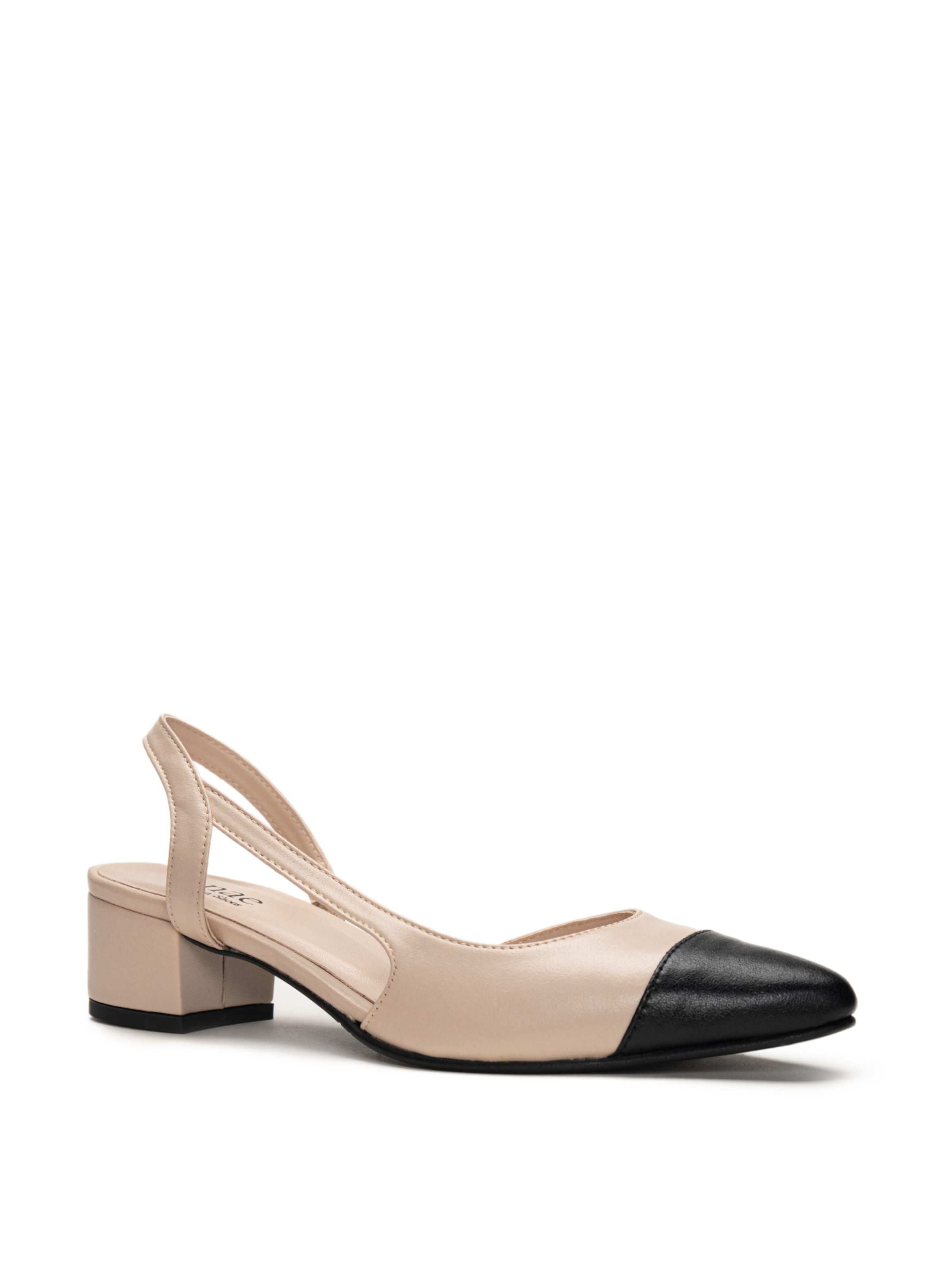 nae Vegan Shoes Slingpumps 'Jaque' in Beige