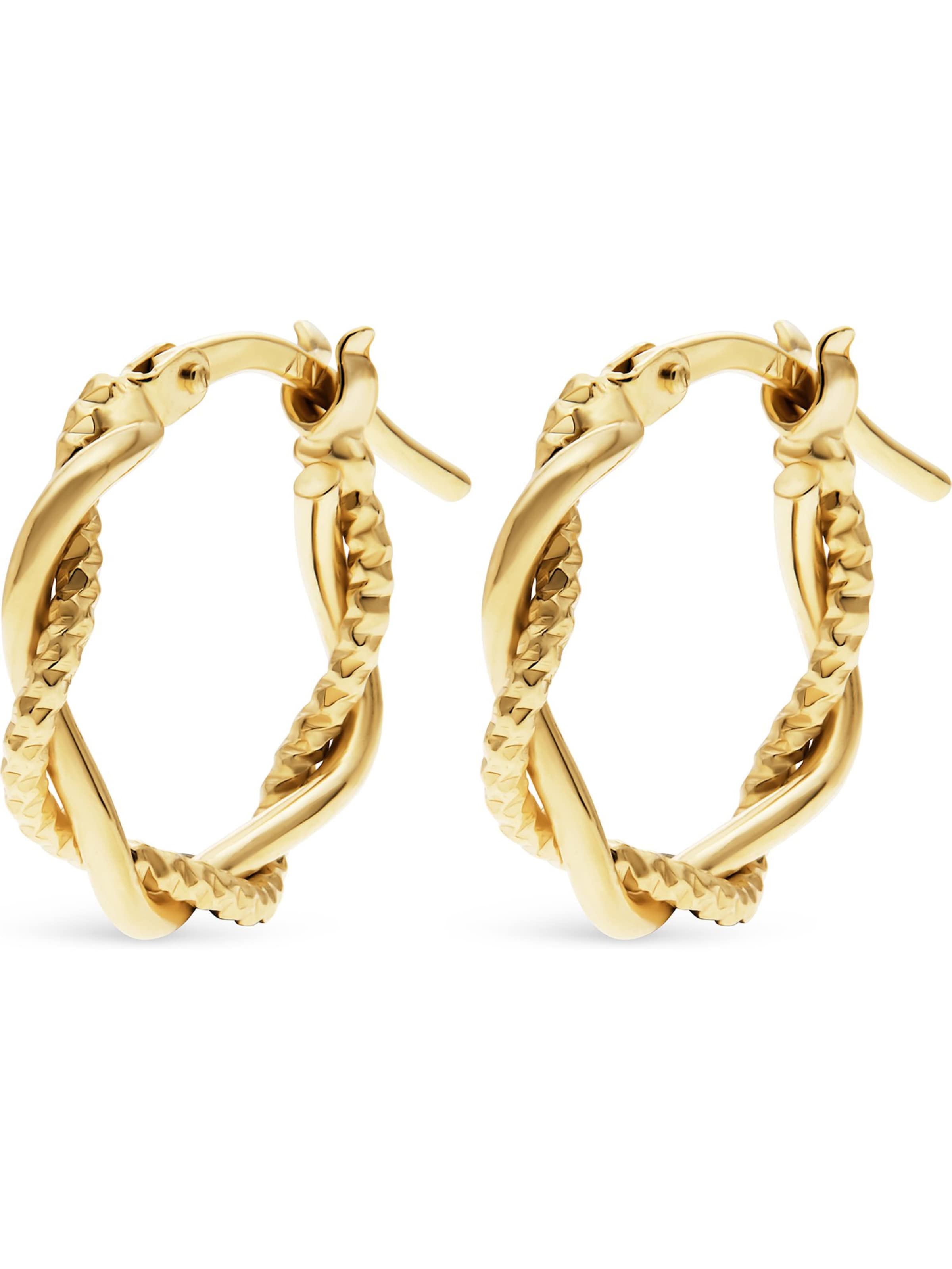 FAVS Ohrringe in Gold: Vorderseite