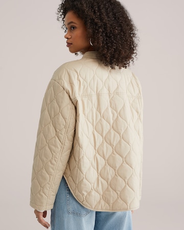 WE Fashion Overgangsjakke i beige