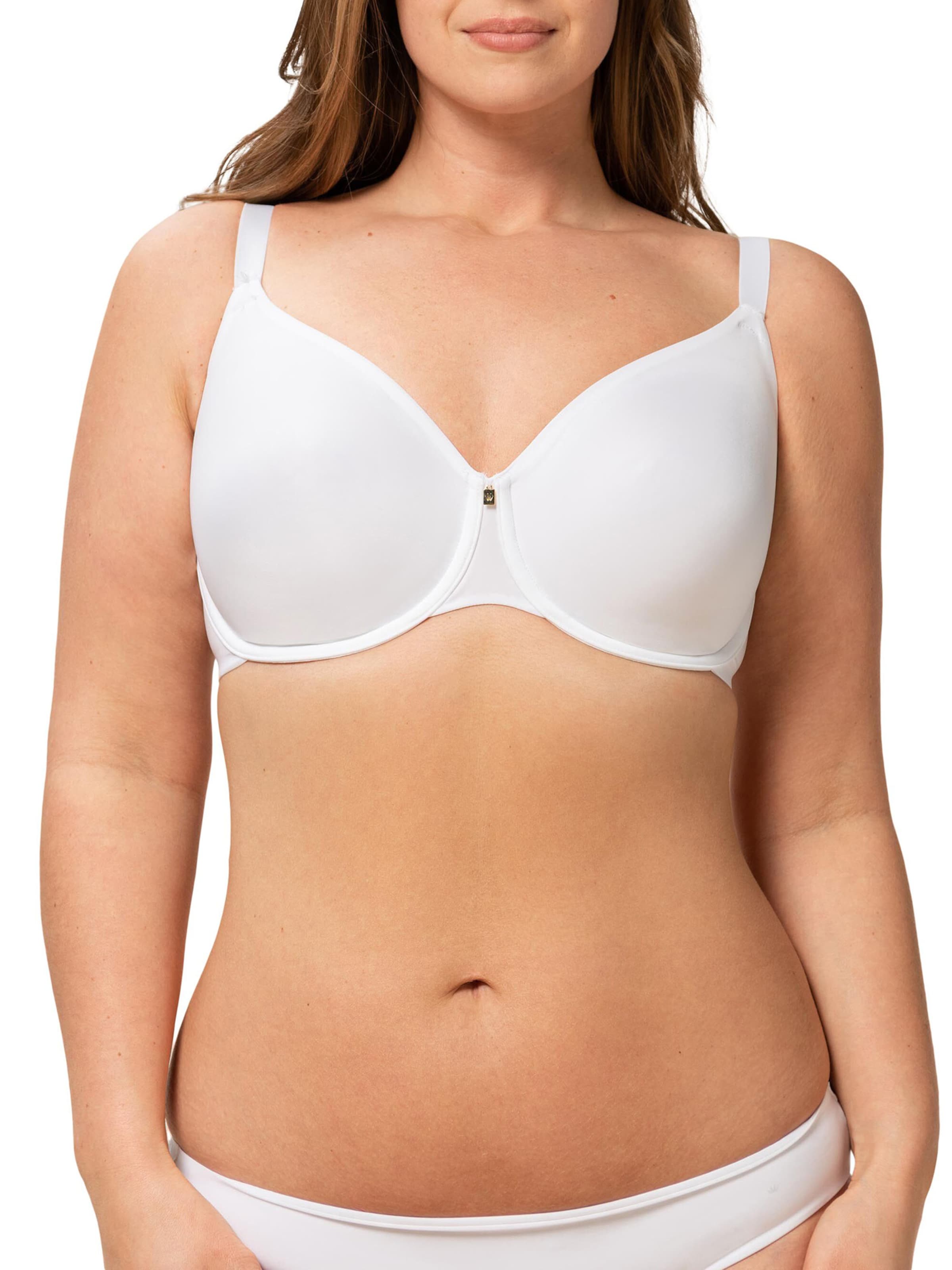 TRIUMPH T-Shirt Bügel-BH ' Body Make-Up Essentials ' in Weiß: Vorderseite